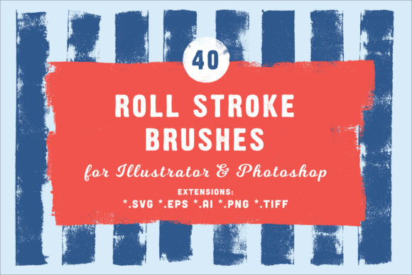 Download 40 Roll Stroke Brushes for Illustrator - Illustrator Collection