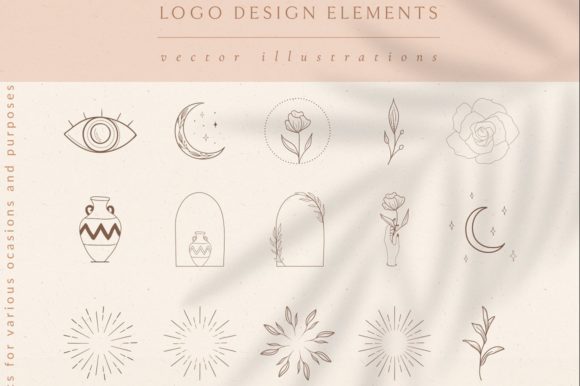 Download Logo Elements, Frames, Sunbursts. Icons. - Frame Collection