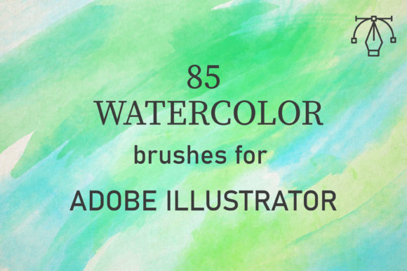 Download 85 Watercolor Brushes for Illustrator - Illustrator Collection