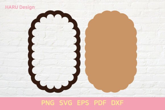 Download Scallop Shape Oval Arch Frame Sign - Frame Collection