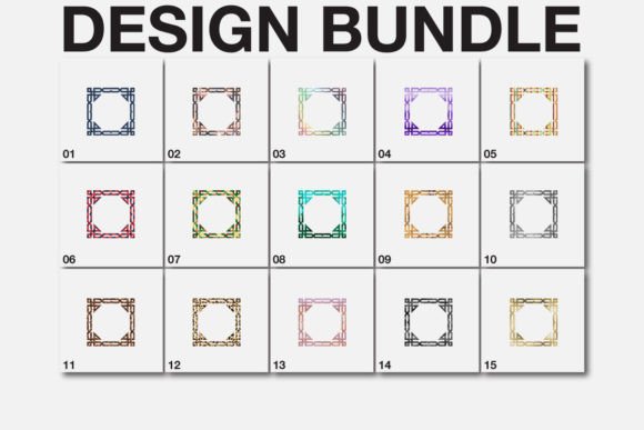 Download Patterned Frame SVG Sublimation Bundle - Frame Collection