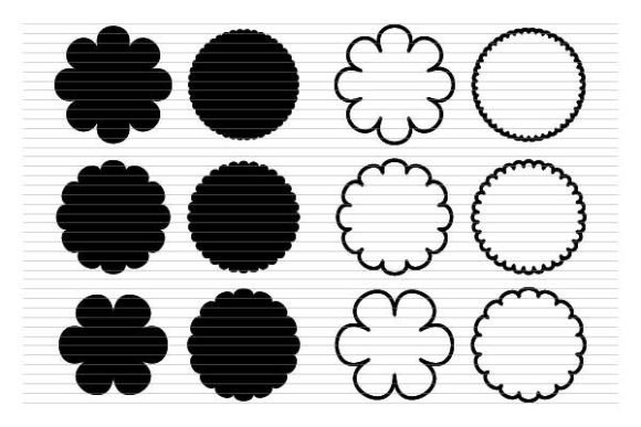 Download Scallop Circle SVG Png Circle Frame - Frame Collection