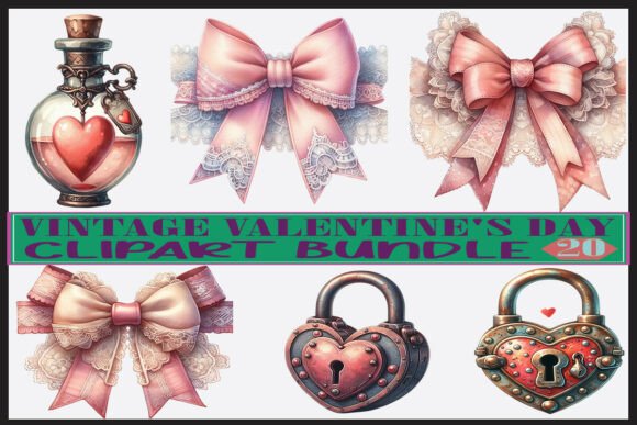 Download Retro Romantic Love Illustrations - Illustrations Collection
